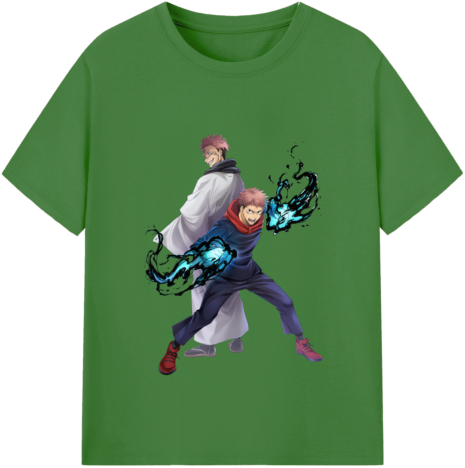（画像用） 呪術廻戦 Jujutsu Kaisen レディースカジュアルプリントTシャツ（綿100％）